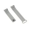 Angoily Unisex Silicone Watch Band Textured Breathable for Watch Replacement Grey view 1