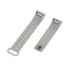 Angoily Unisex Silicone Watch Band Textured Breathable for Watch Replacement Grey view 2