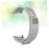 Angoily Unisex Silicone Watch Band Textured Breathable for Watch Replacement Grey view 3