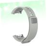 Angoily Unisex Silicone Watch Band Textured Breathable for Watch Replacement Grey view 4