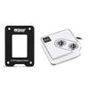 Alphacool Core 1 Aurora CPU Water Block and Thermal Grizzly 1851 Contact Frame Bundle, White view 1