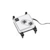 Alphacool Core 1 Aurora CPU Water Block and Thermal Grizzly 1851 Contact Frame Bundle, White view 3