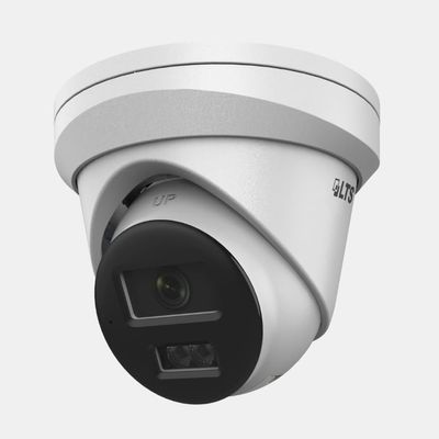 LTS 8MP Dual Light Turret Camera with Human & Vehicle Detection CMIP1382WE-28MDA