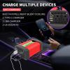 300W Pure Sine Wave Power Inverter DC 12V to AC(2 Outlets) 110V Car Charger Plug Inverter Adapter Converter with 4.2A Dual USB Charging Ports view 3