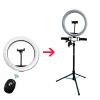 Live Broadcast Fill Light Mobile Phone Led Light Anchor Selfie Beauty Photography Tripod Beauty Light view 4