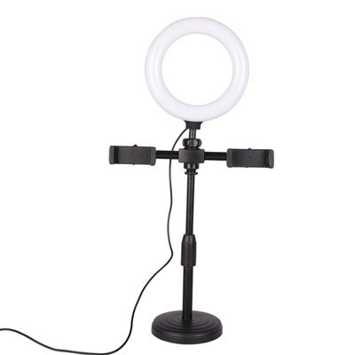 Position Fill Light Desktop Circular Live Streaming Bracket Selfie Beauty LED Fill Light Ringlight