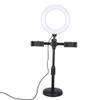 Position Fill Light Desktop Circular Live Streaming Bracket Selfie Beauty LED Fill Light Ringlight view 1