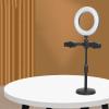 Position Fill Light Desktop Circular Live Streaming Bracket Selfie Beauty LED Fill Light Ringlight view 3