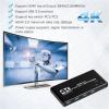 D3LX0Z1 KVM Switch 2 in 1 Out 4K@60Hz HDMI-Compatible USB 3.0 Hub Docking Station Dock Computers PC Share Keyboard Printer Disk KVM(Button Control) view 4