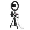Mobile Portable Video Shooting Set Internet Celebrity Live Broadcast Circular Fill Light Tripod Combination Set view 1
