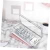 Housoutil 2pcs Clear Cable Organizer Box Versatile Storage for Data Cables Headphones Items Compact Portable Design Rounded Edges for Easy Access view 3