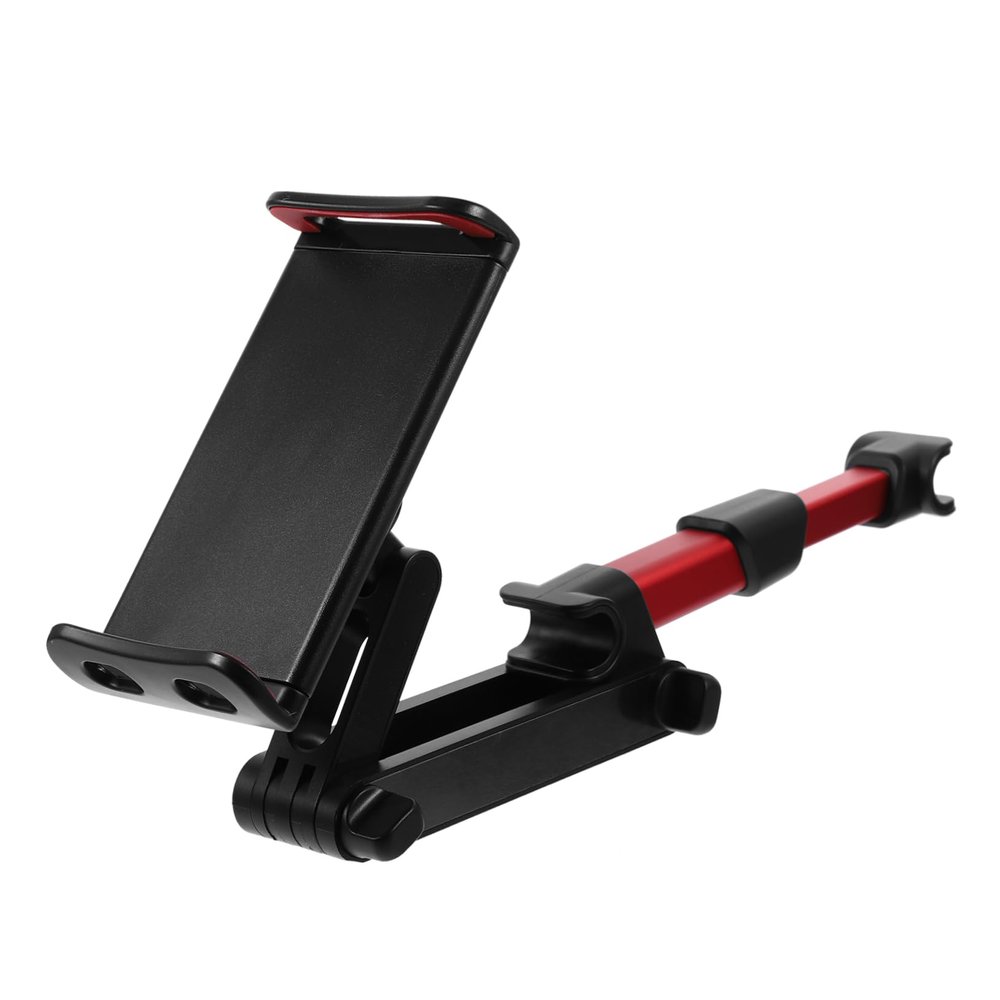 HOMSFOU Adjustable Car Stand Dash Mounted Phone Storage Rack Sturdy Tablet Holder