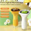 2in Screen Handheld Microscope 2MP 100 to 1000X Zoom Real Time HD Imaging Portable Microscope with 8 LEDs (Orange) view 3