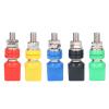 5Pcs Binding Post Terminal Connector ABS Silver Alloy High Current Junction Posts Jacks Connectors view 1