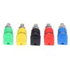 5Pcs Binding Post Terminal Connector ABS Silver Alloy High Current Junction Posts Jacks Connectors view 3