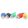 5Pcs Binding Post Terminal Connector ABS Silver Alloy High Current Junction Posts Jacks Connectors view 4