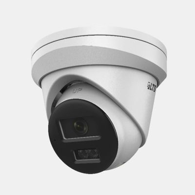 LTS CMIP1342WE-28MDA 4MP Dual Light Turret Camera with True WDR, Built-in Mic, and Human/Vehicle Detection