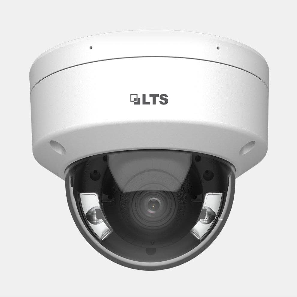 LTS CMIP7C82W-28MDA 8MP Platinum Dome Camera with True WDR, Color 24/7, and Human/Vehicle Detection