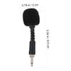 ibasenice 4pcs Noise Cancelling Microphone Clip Mic for Phone Mini Streaming Microphone for Singing Supplies Mic view 2