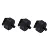 DirectNine Basics 3pcs Dual Layer Hot Shoe Screw Adapter Set for Camera for Mounting Led Lights Monitors and Microphones Tripods view 1