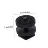 Gadpiparty 3pcs Cold Shoe Mount Screw Adapter for Flash Stand Hot Shoe Adapter Bracket Camera Mount view 2