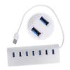 Gadpiparty USB Hub Expansion Adapter for Multiple Devices High-Speed Data Transfer Compatible Laptops and More Easy to Use No Driver Installation Needed view 3