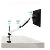 tanyunji001 Monitor Stand Single Monitor Arm, Monitor Desk Mount Stand for 15"-32" Screens Holds 4.4-17.6 lbs, Fully Adjustable Gas Spring Monitor Mount with Grommet Base 27 inch Monitor Stand(300mm) view 3