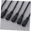 10pcs Dc Female Power Connector Adapter for CCTV Camera Black for Power Supply and Wiring Projects view 2