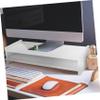 BELLIFFY Elevated Rack Computer Shelf Desk Dorm Stand Screen Shelf Double Monitor Mount Heightening Bracket Storage Rack view 3