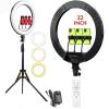 Fill Light Tripod Bracket Circular Selfie Light Live Streaming Beauty Light Touch Remote Control Light view 2