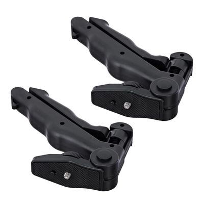 VILLFUL 2pcs Mini Action Camera Tripod Desktop Holder for Selfie and Vlogging Portable Handheld Stand for Live Streaming and Video Calls