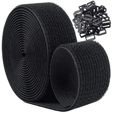 HOODANCOS 1set Adjustable Hook and Cable Ties Securing Straps with Buckles for Easy Bundling and Organization Home Office and Crafts
