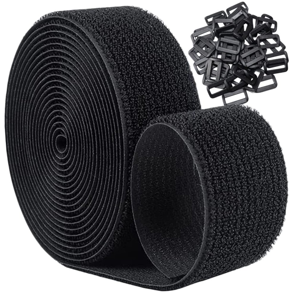 HOODANCOS 1set Adjustable Hook and Cable Ties Securing Straps with Buckles for Easy Bundling and Organization Home Office and Crafts