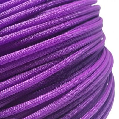 100M 8mm Wiring Braided PET Expandable Auto Wire Cable Gland Sleeves High Density Wire Mesh Guard RC Car Quadcopter - (Color: Mulberry Purple)
