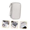 jojofuny Travel Cable Organizer Organizer Case Headphone Box Protective Cover Charger Case Gray view 2