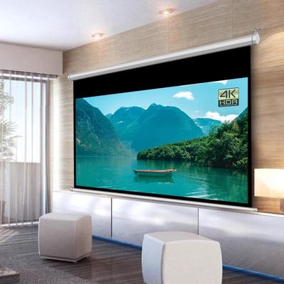 72" Motorized Rising Screen with Remote Control Electric Screens 4:3 16:9 4K HD Electric Projector Screen Perfect for Home Office Theater TV(72inch(16:9))