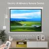 72" Motorized Rising Screen with Remote Control Electric Screens 4:3 16:9 4K HD Electric Projector Screen Perfect for Home Office Theater TV(72inch(16:9)) view 2