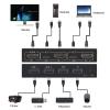 F7X3K0Z 4K KVM Switch HDMI-Compatible 2 Port Box USB for Shared Monitor Keyboard and Mouse Adaptive EDID/HDCP Printer Plug and Play view 3