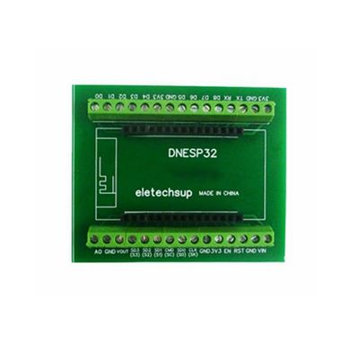 30PIN 38PIN ESP32 Din Rail Mounting Expansion Board for ESP-WROOM-32 WiFi BT Module Development Board Wireless Smart Home IOT (38PIN only Board)