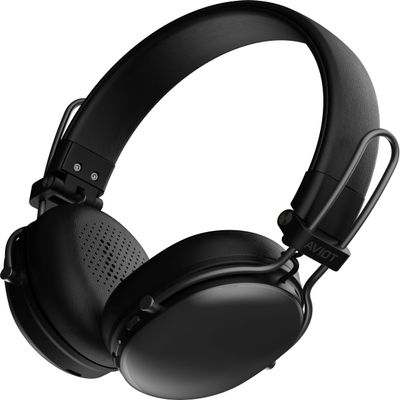 AVIOT WA-Q1 Noise-Canceling Wireless Headphones | On-Ear Headphones, 55-Hour Playback, Fast Charging, Drivers, Stylish Design, Lightweight, Comfortable Fit, Compact Foldable Design (Black)
