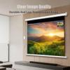 60" 72" Electric Projector Screen Ultra HDR Upgraded Motorized Projection Screen with Remote Support 4:3 16:9 Electric Screens Perfect for Meeting, School, Home(60inch(4:3)) view 2