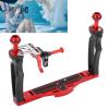Dual Handle Tray Stabilizer Rig Diving Underwater Camera Housing Tray with Shutter Trigger view 3