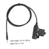 HOMSFOU Ptt Adapter Cable for Radio Durable Talk System with Sound and Sturdy Clip for Tactical Communication view 2