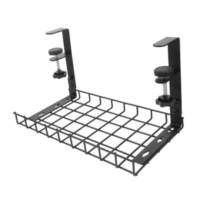Gadpiparty Desk Tray No Drill Wire Organizer for Office Modern Storage for Cords and Cables Sleek Design Clean Workspace