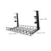 Gadpiparty Desk Tray No Drill Wire Organizer for Office Modern Storage for Cords and Cables Sleek Design Clean Workspace view 2