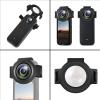 Hard Optical Glass Lens Guard Camera Lens Shield for 360 Enhances Light Transmission Quick Attachment view 2