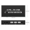 Y0S3QZ1 KVM Switch 2X1 Display Switcher Cable Displayport Extended Display 2 PC Or Laptop Share Keyboard Mouse Printer Monitors(ADD EU Plug) view 3