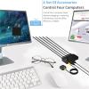 L6AS0F7 KVM USB Switch 4 Input 4 Output KVM Switch Key Switcher USB2.0 Hub for Computer Keyboard Mouse U Disk Printer Shared Controller(4 in 4 Out) view 3