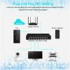 YI53ZX0 5 8 Port 1000Mbps Gigabit Network Switch Ethernet Smart Switcher High Performance RJ45 Hub Internet Splitter(US 8 Port 1000Mbps) view 4