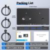 10Gbps USB Switch 2 Computers Share 4 USB 3.2 Ge*n 2 Ports,USB Switcher Selector for PC Laptop Keyboard Mouse Webcam Portable SSD view 2